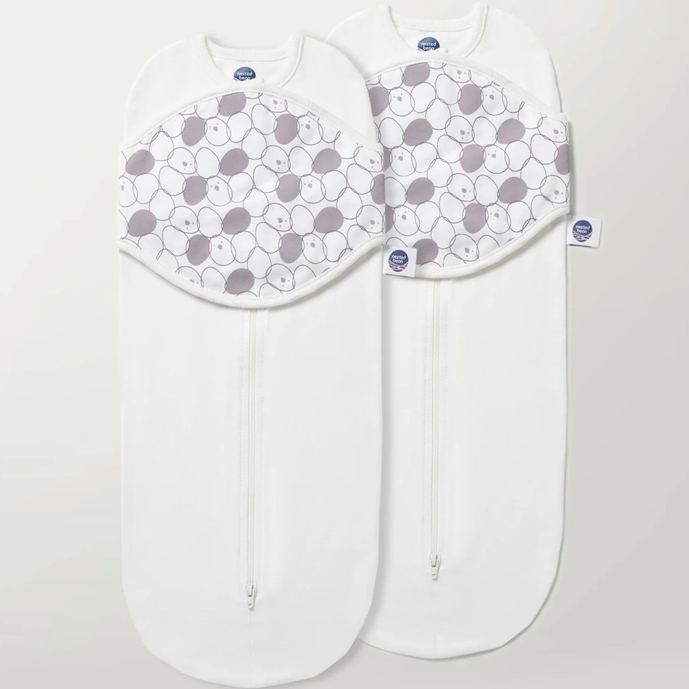 Like New! Nested Bean Zen Neo Swaddle set of 2 size Newborn